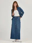 Spódnice - Lee Spódnica dżinsowa w kolorze niebieskim - miniaturka - grafika 1