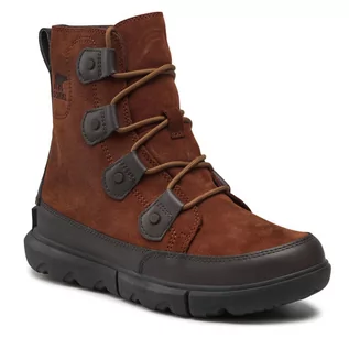 Śniegowce damskie - Sorel Śniegowce Explorer Boot Wp NM4499 Dark Amber/Buffalo 242 - grafika 1