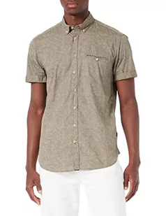 Camel Active Koszula Męska, Brązowy Olive Brown, L - Koszule męskie - miniaturka - grafika 1