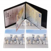 Dyplomy i okładki - Okładka na DOKUMENTY ucznia WZÓR w konie PIONOWA - miniaturka - grafika 1