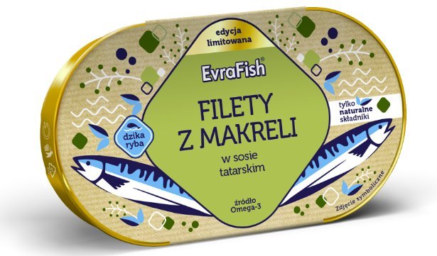 EVRA FILET Z MAKRELI W SOSIE TATARSKIM 170G