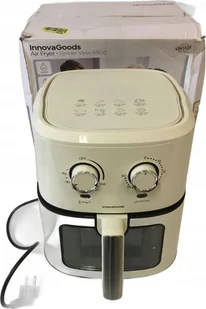 Frytkownica beztłuszczowa InnovaGoods Frytkownica na gorące powietrze Vynner Pro 6500 Krem 1700 W 6,5 L Stal nierdzewna - Frytkownice - miniaturka - grafika 1
