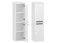 Szafki łazienkowe - Słupek Łazienkowy Typu Loft ATHOS 35 2D P - Uchwyt Czarny Mat - miniaturka - grafika 1