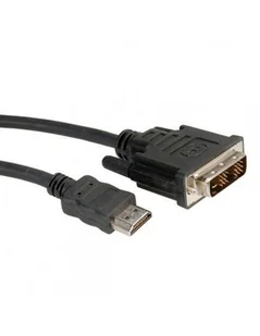 Roline Kabel DVI M - HDMI M 1m - Kable - miniaturka - grafika 1
