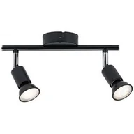Lampy sufitowe - Paulmann Carolina lampa podsufitowa 2x10W antracyt/chrom 66751 - miniaturka - grafika 1