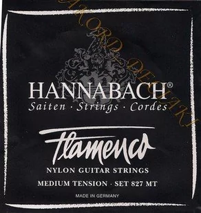 Hannabach 827 Serie nośnik Tension Flamenco Classic gitary 652927 - Struny gitarowe  - miniaturka - grafika 1