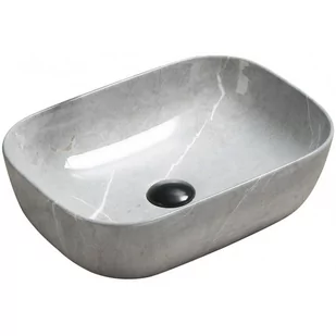 Mexen Rita umywalka nablatowa 45 x 32 cm szara kamień - 21084596 - Umywalki - miniaturka - grafika 1