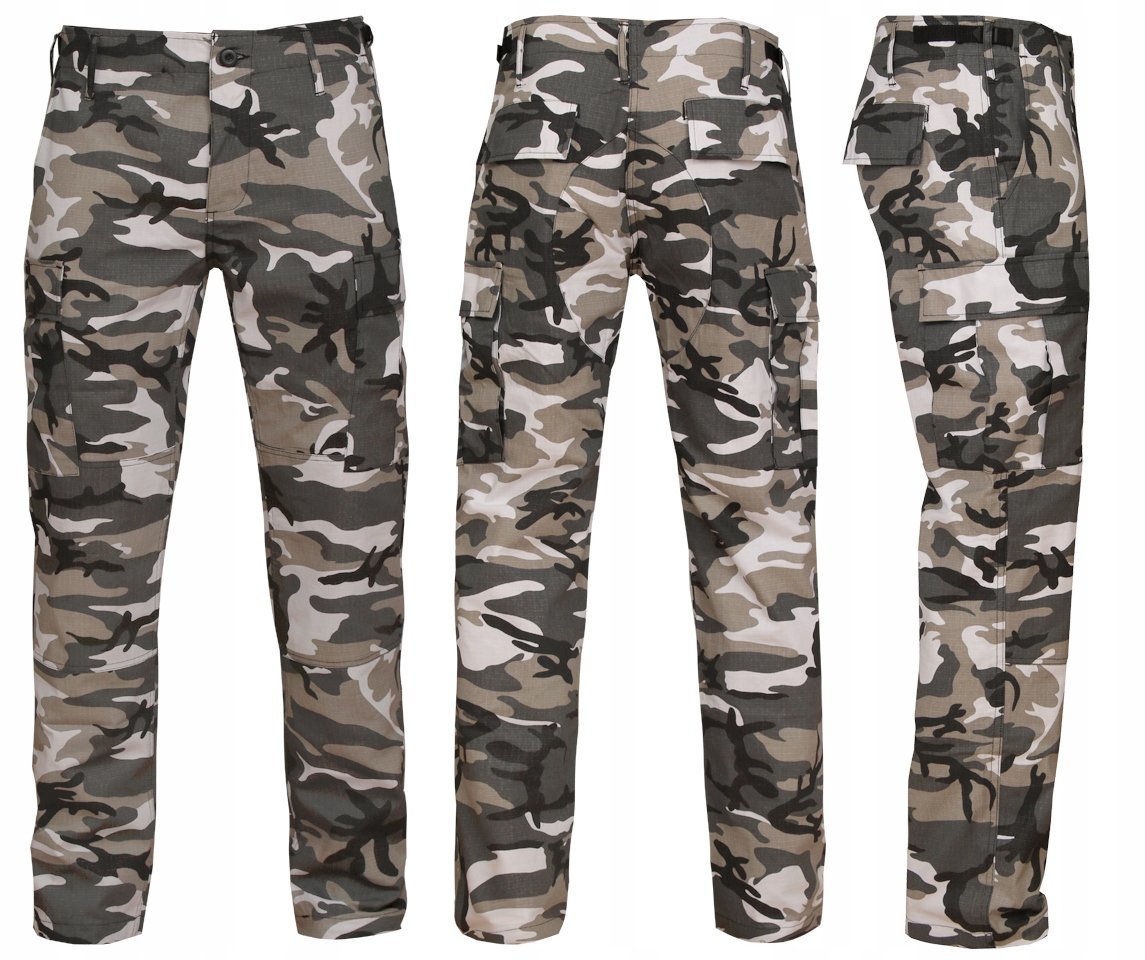 Spodnie bojówki wojskowe Mil-Tec Teesar RipStop BDU Slim Fit Urban XXL