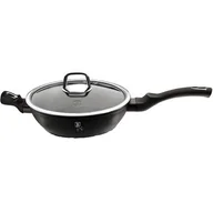 Patelnie - Berlinger Haus PATELNIA GRANITOWA 28cm BH-7099 BLACK SILVER 7099 - miniaturka - grafika 1
