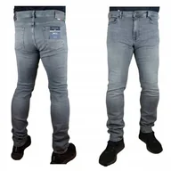 Spodnie męskie - Tommy Hilfiger Bleecker jeansy męskie MW0MW29605 szare oryginalne - W38/L34 - miniaturka - grafika 1