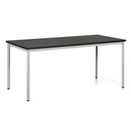 Stoły - B2B Partner Stół do jadalni TRIVIA, jasnoszara konstrukcja, 1600x800 mm, wenge 555435 - miniaturka - grafika 1
