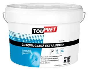 Gotowa gładź Extra Finish Toupret 15kg - Gipsy i gładzie gipsowe - miniaturka - grafika 1