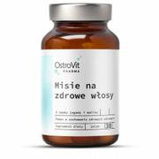Witaminy i minerały dla sportowców - Ostrovit Pharma Misie Na Zdrowe Włosy 30żelek. - miniaturka - grafika 1