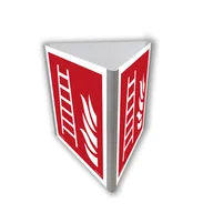 Systemy ekspozycyjne i znaki informacyjne - BF803 DRABINA POŻAROWA (3D DOŚCIENNY), PN - PŁYTA PCV 1MM; (350X350MM) - miniaturka - grafika 1