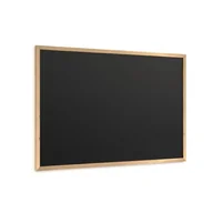 Tablice i flipcharty - Tablica kredowa czarna 90x60 cm rama drewniana ECO - miniaturka - grafika 1