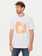Koszulki męskie - Boss T-Shirt Tiburt 388 50512132 Biały Regular Fit - miniaturka - grafika 1
