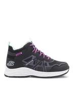 Buty dla dziewczynek - Skechers Sneakersy 303417L Czarny - miniaturka - grafika 1