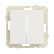 Wyłączniki światła i elektryczne - Efapel Włącznik krzyżowy LOGUS 90 Biały - miniaturka - grafika 1