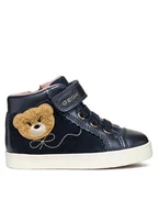 Buty dla dziewczynek - Geox Sneakersy B Kilwi Girl B46D5A 022NF C4021 M Granatowy - miniaturka - grafika 1