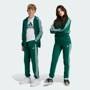 Essentials 3-Stripes Fleece Pants - Odzież sportowa dziecięca - miniaturka - grafika 1