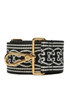 Paski - Coccinelle Wymienny pasek do torebki R2D Nastro Decoro E3 R2D 68 C5 01 Czarny - miniaturka - grafika 1