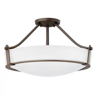 Elstead Lighting Plafon HATHAWAY F SN HK/HATHAWAY/F/SN -  Lighting - Lampy sufitowe - miniaturka - grafika 1