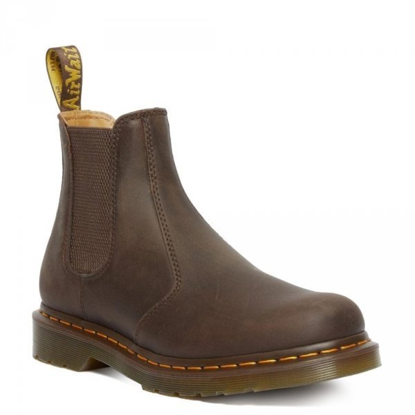 DR.MARTENS SZTYBLETY SKÓRZANE ZA KOSTKĘ BRĄZOWE 44 16IA