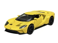 Samochody i pojazdy dla dzieci - WELLY 2017 FORD GT ŻÓŁTY 1:34 SAMOCHÓD NOWY METALOWY MODEL - miniaturka - grafika 1