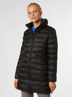 Tommy Hilfiger Damski płaszcz pikowany Kobiety czarny jednolity, S - Płaszcze damskie - miniaturka - grafika 1