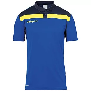 uhlsport Męska koszulka polo OFFENSE 23 koszulka piłkarska odzież treningowa, morska/bordowy/fluorescencyjny żółty, S - Piłka nożna - miniaturka - grafika 1
