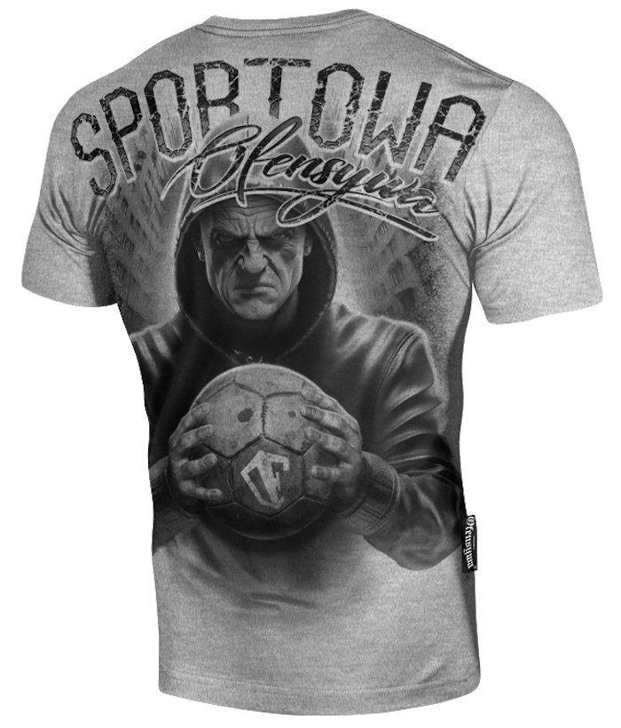 T-shirt OFENSYWA SPORTOWA OFENSYWA szary-L
