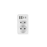 Przedłużacze i rozgałęźniki - Plast-Rol Rozgałęźnik dwukrotny 2xusb + 2xusb c - miniaturka - grafika 1