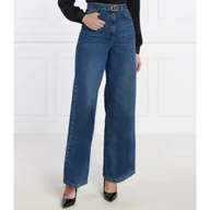Spodnie damskie - TWINSET Jeansy | flare fit - miniaturka - grafika 1