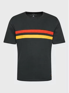 Koszulki i topy damskie - Rip Curl T-Shirt Surf Revival Stripe 00OMTE Czarny Regular Fit - grafika 1
