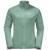 Bluzy damskie - Jack Wolfskin Moonrise FZ W 1703883-4215 Miętowe S - miniaturka - grafika 1