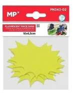 Zakładki do książek - Etykiety cenowe fluorescencyjne żółte 100x65mm - MP Main Paper - miniaturka - grafika 1