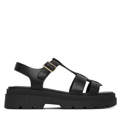 Sandały damskie - Sandały Geox Adacter S B D670NA 00043 C9999 Czarny - miniaturka - grafika 1