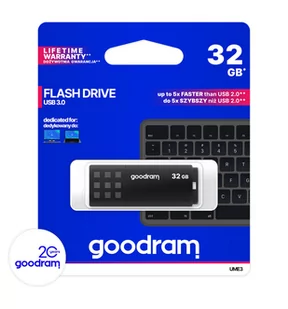 Goodram UME3 32GB czarny (0320K0R11) - Pendrive - miniaturka - grafika 1