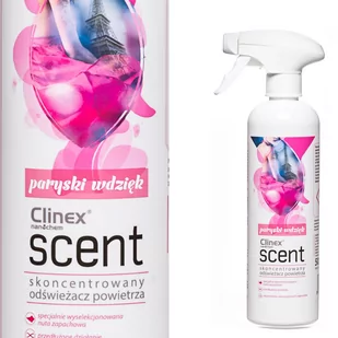 Clinex SCENT PARYSKI WDZIĘK Wysoce skoncentrowany odświeżacz powietrza 500ml 77-904 - Odświeżacze powietrza - miniaturka - grafika 1