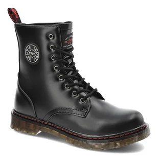 Czarne Glany Lee Cooper Ocieplane Buty Damskie - Botki damskie - miniaturka - grafika 1