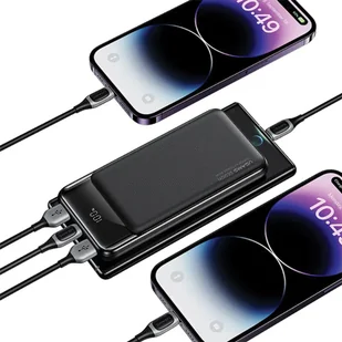 USAMS Powerbank 30000mAh 10W 1C+2A czarny XY Series 30KCD20201 US-CD2023 - Powerbanki - miniaturka - grafika 9
