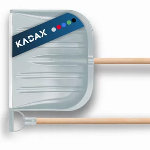 Łopata do śniegu 132 cm, srebrna - Łopaty do śniegu - miniaturka - grafika 1