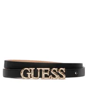 Paski - Pasek Damski Guess BW9338 P6215 Czarny - miniaturka - grafika 1