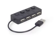 Huby USB - Hub Usb 2.0 4-Portowy Gembird (Czarny) - miniaturka - grafika 1