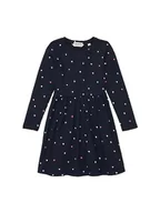 Sukienki - TOM TAILOR Dziewczęca sukienka z sercami, 32372-dark blue wielokolorowe serce, 92/98, 32372-Dark Blue Multicolor Heart, 92/98 cm - miniaturka - grafika 1