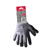 Rękawice robocze - Rękawice ochronne nitrylowe LAHTI PRO szaro-czarne 10 - miniaturka - grafika 1