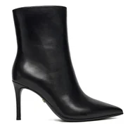 Botki damskie - Botki Gino Rossi EO-GLC6306-6320-5 Czarny - miniaturka - grafika 1