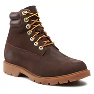 Kozaki damskie - Timberland Kozaki 6in Wr Basic TB0A2DB4V131 Dark Brown Nubuck - miniaturka - grafika 1