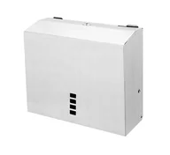 Dozowniki papieru i mydła dla firm - Nimco Mały dozownik na ręczniki papierowe, ze szczotkowanej stali nierdzewnej HPM 27080-S-10 - miniaturka - grafika 1