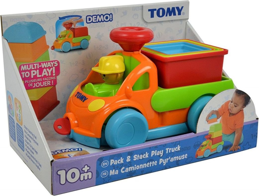 Tomy Samochód piramidka z kierownicą E72467